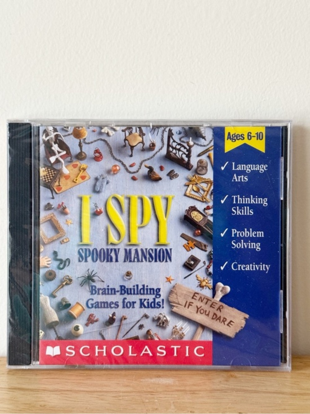 I Spy Spooky Mansion PC Mac CD-ROM Vintage Game Scholastic New Sealed Jewel Case